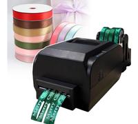 Impresora de cinta de raso, impresora de cinta digital de 1/2/4 filas, 150 mm/s, impresora de etiquetas, máquina de impresión con estampado de láminas, ancho ajustable, compatible con más de 50 idioma