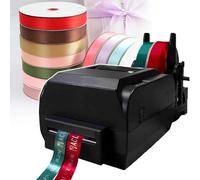 Impresora de cinta de raso, impresora de cinta digital de 1/2/4 filas, 150 mm/s, impresora de etiquetas, máquina de impresión con estampado de láminas, ancho ajustable, compatible con más de 50 idioma