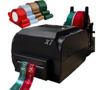 Impresora de cinta de raso, impresora de cinta digital de 1 fila, 2 filas o 4 filas, 150 mm/s, impresora de etiquetas, máquina de impresión con estampado de láminas, ancho ajustable, compatible con va