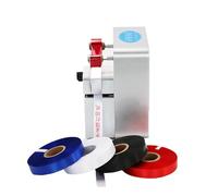 Impresora de cinta satinada, alta velocidad, 120 m/h, ancho de impresión de 10-40 mm, 300 dpi para flores, cajas de pasteles, compatible con sistemas Windows