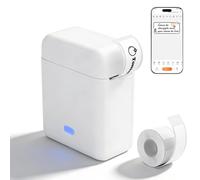 Impresora de Etiquetas Bluetooth Portátil, Mini Etiquetadora Térmica sin Tinta, Label Maker, APP Gratuita con 100+ Iconos/Fuentes, Compatible iOS/Android/Windows para Organizar Hogar, Oficina, Cocina