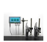 Impresora de inyección de tinta en línea con pantalla capacitiva de 6,5 pulgadas, alta resolución, código de barras QR, número de lote, logotipo, fecha. en cualquier superficie(2 Print Heads NO Ink)