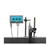 Impresora de inyección de tinta en línea con pantalla capacitiva de 6,5 pulgadas, alta resolución, código de barras QR, número de lote, logotipo, fecha. en cualquier superficie(1 Print Head NO Ink)