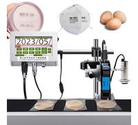 Impresora de inyección de tinta industrial para codificación de secado rápido, fecha automática, código de barras, código QR e impresión de datos variables en línea