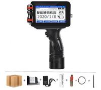 Impresora de inyección de tinta inteligente de mano 5 idiomas 12,7mm imagen código QR número de serie máscara portátil impresora en línea chorro de mano impresora de inyección de tinta térmica portáti