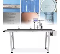 Impresora de inyección de tinta para etiquetado de códigos de barras, codificación de línea de montaje comercial con impresión inteligente de fecha