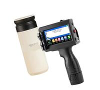 Impresora de inyección de tinta portátil 1750PLUS de 12,7/25,4 mm, impresora de etiquetas de código de barras QR, texto, número de lote, logotipo, fecha y máquina codificadora. Secado rápido para etiq