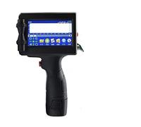 impresora de inyección de tinta portátil, 25 idiomas 12,7mm barra variable número de código de lote logotipo fecha de caducidad máscara de etiqueta chorro de mano impresora de inyección de tinta térmi