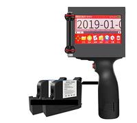 Impresora de inyección de tinta portátil, Código de lote de barra QR de 5CM, fecha Variable, número de serie, logotipo, etiqueta de fecha de caducidad, máscara en línea, chorro de mano, impresora de i