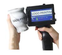 Impresora De Inyección De Tinta Portátil Con Pantalla Táctil LED HD De 4,3 Pulgadas Impresora Portátil De Mano For Etiquetas, Logotipos, Fechas, Números De Texto De Códigos En Cajas De Cartón
