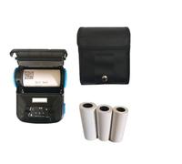 Impresora de inyección de tinta portátil DC 5V USB 3 "80mm Mini Impresora térmica inalámbrica de recibos Impresora portátil Bluetooth Soporte PC Impresora Papel Impresora Contador/Número de lote/Codif