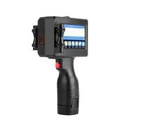 Impresora de inyección de tinta portátil de 12,7/25,4mm for código de barras, número de fecha, logotipo, máquina de codificación de fecha de caducidad, no cifrada, 25 idiomas Secado rápido para etique