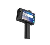 Impresora de inyección de tinta portátil de 12.7 mm Codador de fecha de cadena de cadena de caducidad para código de barras QR, números de lotes, impresión de logotipo uso industrial ,para etiqueta de