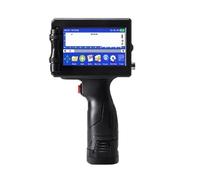 Impresora de inyección de tinta portátil de mano 12.7mm máquina de codificación rápida para plástico de metal de cartón con USB.Imprima Códigos QR Códigos De Barras Fechas Logos En Cualquier Lugar.Her
