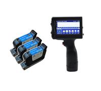 Impresora de inyección de tinta portátil Impresora de inyección de tinta portátil inteligente El cartucho de tinta de conmutación multilingüe no cifra el cartón de plástico de 12,7 mm(Three ink cartri