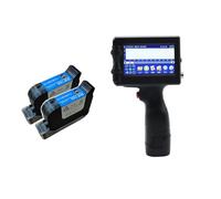 Impresora de inyección de tinta portátil Impresora de inyección de tinta portátil inteligente El cartucho de tinta de conmutación multilingüe no cifra el cartón de plástico de 12,7 mm(Two ink cartridg