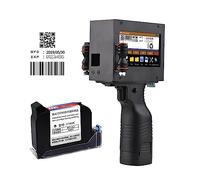 impresora de inyección de tinta portátil, Impresora de mano Impresora de inyección de tinta portátil Impresora de códigos 2D con pantalla táctil LED de 4,3 pulgadas Tinta de secado rápido Secado rápid
