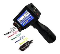 Impresora de inyección de Tinta portátil, Impresora portátil con Pantalla táctil de 4,3 Pulgadas, Altura de impresión de 2 a 12,7 mm, máquina de codificación de inyección de Tinta de Secado rápid