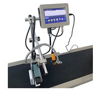 Impresora de inyección de tinta portátil Máquina de codificación automática de 12,7mm y 24 idiomas, impresora de fecha de caducidad, impresora de máscara, impresora de inyección de tinta en línea, imp