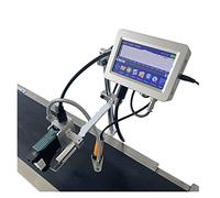 Impresora de inyección de tinta portátil Máquina de codificación automática de 25,4mm y 24 idiomas, impresora de fecha de caducidad, impresora de máscara, impresora de inyección de tinta en línea, imp