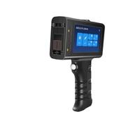 Impresora de inyección de tinta portátil, máquina de codificación de etiquetas con número de lote, código de barras UV, código QR, logotipo, textil, fecha manual Impresión multiformato(With 1 black in