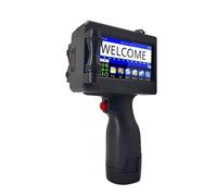 Impresora De Inyección De Tinta Portátil Máquina De Codificación De Fecha De Caducidad De 600 Ppp Pistola De Inyección De Tinta Impresora De Inyección De Tinta De Mano De 25,4 Mm En Metal Madera Vidri