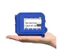 impresora de inyección de tinta portátil, Mini impresora de mano portátil de 12,7mm con código de lote, máquina de impresión de inyección de tinta portátil for tapas de botellas, latas Secado rápido e