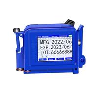 Impresora de inyección de tinta portátil, Mini máquina de codificación de etiquetas, fecha de producción, código de barras, tapa de botella, Impresión de logotipo, tinta permanente Secado rápido para