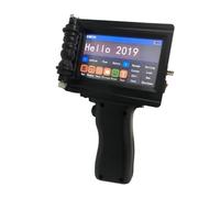 Impresora de inyección de tinta portátil pequeña for botellas, bolsas de papel, codificación de paquetes, fecha de caducidad, impresión de logotipos de marca. ,para etiqueta de fecha de texto(Yellow I