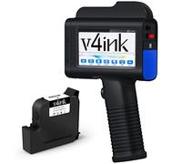 Impresora de inyección de Tinta portátil v4ink B35 (1"), Uso para códigos de Barras QR, Fecha de producción UPCA, número de Lote en Todas Las Superficies porosas, Altura de impresión de hasta 25 mm