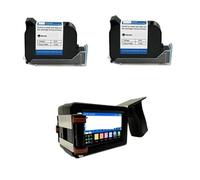 Impresora de inyección de tinta térmica 1760PLUS-3 de 12,7 mm for placas, portátil, con texto, código de barras QR, número de lote, logotipo, etiqueta, máquina codificadora Secado rápido para etiqueta