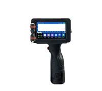 Impresora de inyección de tinta térmica 1760PLUS de 12,7 mm con texto, código de barras QR, número de lote, logotipo, impresión de etiquetas, impresora portátil con tinta de secado rápido Secado rápid