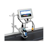 Impresora de inyección de tinta térmica en línea 170PLUS de 12,7/25,4 mm, con texto, código de barras QR, número de lote, logotipo, fecha y etiquetas. Secado rápido para etiquetado y codificación(12.7