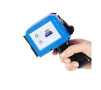 Impresora de inyección de tinta térmica, Mini impresora portátil de inyección de tinta térmica con pantalla táctil de 12,7mm, QR, código de lote de barras, fecha, logotipo, etiqueta de caducidad Impre