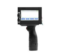 Impresora de inyección tinta portátil una pulgada y 25,4 mm, codificador pequeño, embalaje, fecha producción, vida útil, código QR, barras, logotipo, pulverizador secado rápido(Printer-red ink)