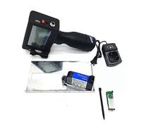 Impresora de Mano Portátil, Impresora de inyección de tinta de 12,7 mm de secado rápido Impresora de etiquetas/código QR con pantalla táctil de 4,3 pulgadas Impresora de inyección de tinta portátil US