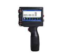 Impresora de Mano Portátil, Impresora T térmica de 12,7 mm con pantalla táctil, código de barras, código QR, logotipo a número de lote, impresora de inyección de tinta portátil inteligente ,para Logot