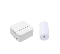 Impresora de Mano Portátil, Mini impresora térmica portátil de 203dpi y 57mm, pegatinas de impresión, impresora de lista de notas de bolsillo inalámbrica Bluetooth sin tinta for el hogar ,para Logotip