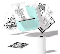 Impresora de pegatinas, miniimpresora Print Pod, impresora fotográfica T02 desde teléfono, fabricante pequeño de etiquetas adhesivas para álbumes de recortes, diarios, notas de estudio, fotos de amigo