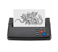 Impresora de plantillas de tatuaje, máquina de plantillas de transferencia de tatuajes con 2 niveles de profundidad, práctico kit de copiadora de tatuajes, herramienta de impresión de plantillas de