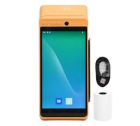 Impresora de Recibo PDA PDA 58 Mm Impresora Térmica Eficiente para Android 12, 1D 2D QR Barcode Scanner, Impresora PDA Portátil, Admite 4G LTE 5G WiFi Bluetooth NFC