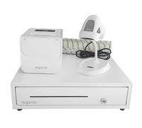 Pack Approx appPOSPACK4180WH Cajón Portamonedas/ Impresora Termica/ Lector de Codigos y Rollos Termicos