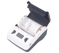 Impresora de Recibos Bluetooth, Mini Impresora Portátil de 80 Mm para Boletos de Recibos, Impresora Térmica Móvil, Compatible con Windows XP, IOS, Tableta Android, Blanco