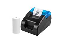 Impresora de Recibos USB Bluetooth for cajero POS Escritorio 58 mm, impresión facturas Cocina y Ventas restaurantes(USB and Bluetooth 1Roll)