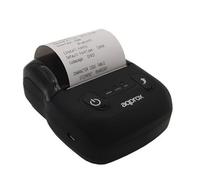 Impresora de Tickets Approx appPOS58PORTABLE+/ Térmica/ Ancho papel 58mm/ USB-Bluetooth/ Negra