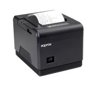 Impresora de Tickets Approx appPOS80AM3/ Térmica/ Ancho papel 80mm/ USB-RS232-Ethernet/ Negra