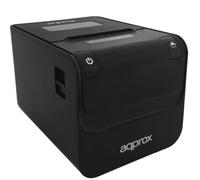 Impresora de Tickets Approx appPOS80AMUSE/ Térmica/ Ancho papel 80mm/ USB-RS232-Ethernet/ Negra