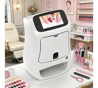 Impresora de uñas 3D profesional con pantalla táctil de 5 pulgadas, soporte de aplicaciones, precisión de 1200 ppp, impresión de fotografías personalizadas de bricolaje
