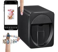 Impresora De UñAs Comercial, Mini MáQuina EléCtrica Para Pintar UñAs, MáQuina Digital AutomáTica Para Arte De UñAs A Color(Black)