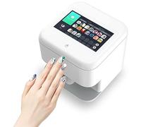 Impresora De UñAs, Impresora De UñAs Inteligente 3D, MáQuina De ImpresióN De UñAs De Bricolaje AutomáTica PortáTil, Impresora Automático Apoyo WiFi Bricolaje Digital Pintura